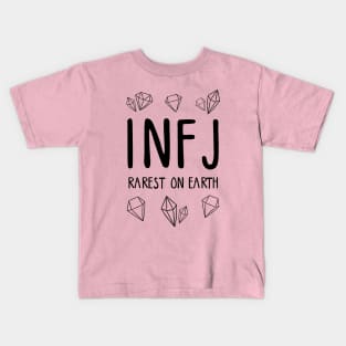 INFJ, rarest on Earth Kids T-Shirt